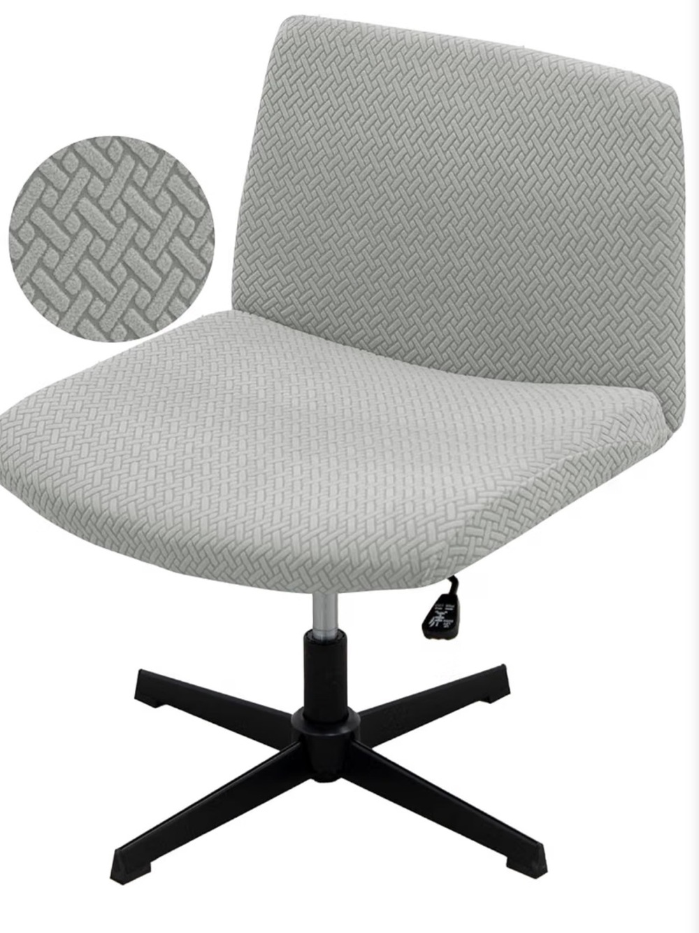 NEW-Gray Elastic Chair Cover